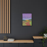 Round About Framed Matte Canvas