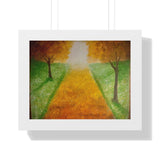 Just Ahead Framed Print