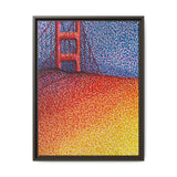 Sunny Side Bridge Matte Framed Canvas