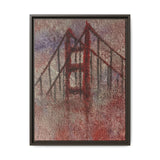 San Francisco Heights Matte Framed Canvas