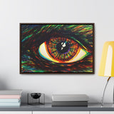 Eye. See. You. Horizontal Framed Premium Gallery Wrap Canvas