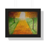 Just Ahead Framed Print