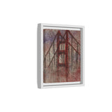 San Francisco Heights Matte Framed Canvas