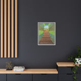 Beyond the Path Framed Matte Canvas