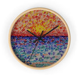 Criss-Cross Wall Clock
