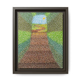 Beyond the Path Framed Matte Canvas