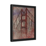 San Francisco Heights Matte Framed Canvas