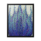 Purple Lit Gallery Shadowbox Canvas