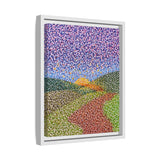 Round About Framed Matte Canvas