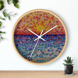Criss-Cross Wall Clock