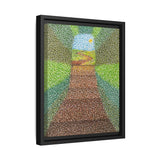 Beyond the Path Framed Matte Canvas