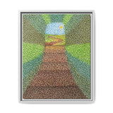 Beyond the Path Framed Matte Canvas