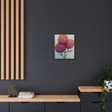 Carnation Flowers Framed Canvas