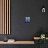 Purple Lit Gallery Shadowbox Canvas