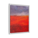 The Red Hill Matte Framed Canvas