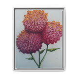 Carnation Flowers Framed Canvas