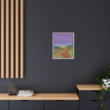 Round About Framed Matte Canvas