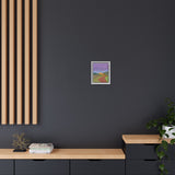 Round About Framed Matte Canvas