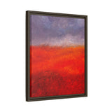 The Red Hill Matte Framed Canvas