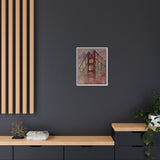 San Francisco Heights Matte Framed Canvas
