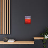 The Red Hill Matte Framed Canvas
