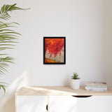 Autumn Blaze Framed Canvas Print