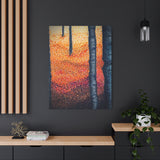 Fall Black Gallery Grade Canvas Print