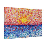 Criss-Cross Gallery Grade Canvas Print