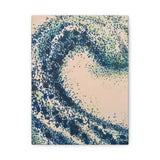 Wavey Dots Canvas Print