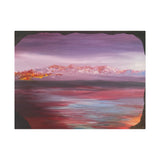 A Blended Evening Abstract Art Canvas Print