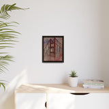 San Francisco Heights Matte Framed Canvas