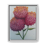 Carnation Flowers Framed Canvas