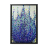 Purple Lit Gallery Shadowbox Canvas