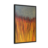 Hot Grass Shadowbox Canvas
