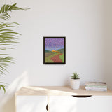Round About Framed Matte Canvas