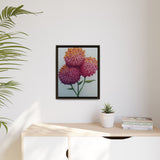 Carnation Flowers Framed Canvas