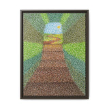 Beyond the Path Framed Matte Canvas