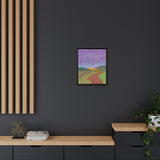 Round About Framed Matte Canvas