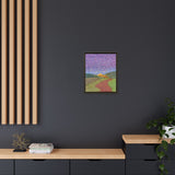 Round About Framed Matte Canvas