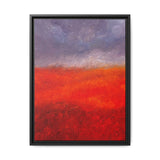 The Red Hill Matte Framed Canvas