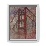 San Francisco Heights Matte Framed Canvas