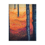 Fall Black Gallery Grade Canvas Print