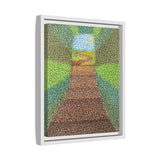 Beyond the Path Framed Matte Canvas