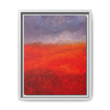 The Red Hill Matte Framed Canvas