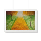 Just Ahead Framed Print