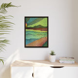 A Path Beyond Framed Matte Canvas