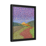 Round About Framed Matte Canvas