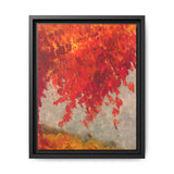 Autumn Blaze Framed Canvas Print