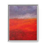 The Red Hill Matte Framed Canvas