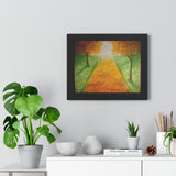 Just Ahead Framed Print